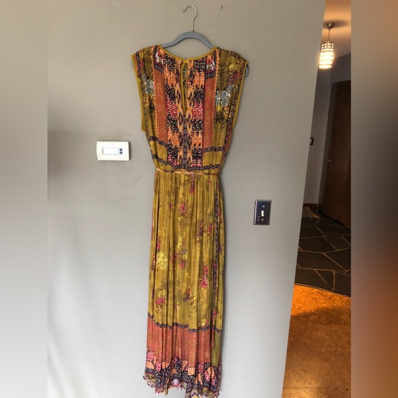Anthropologie Bhanuni by Jyoti Citron Maxi Dress Size 1X - Picture 4 of 7
